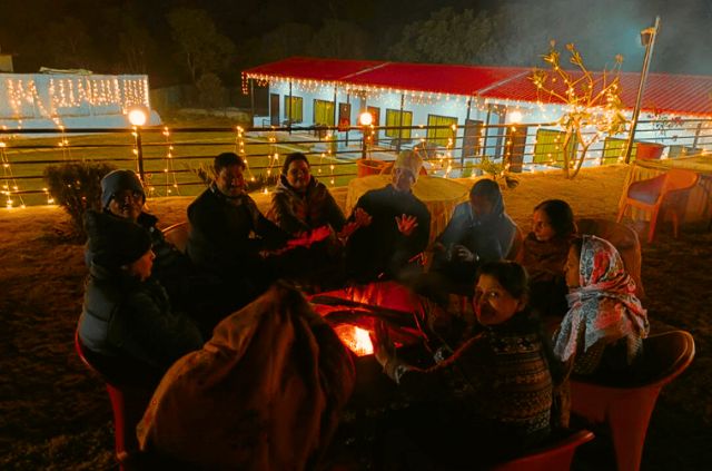 Riverside Camping in Rishikesh