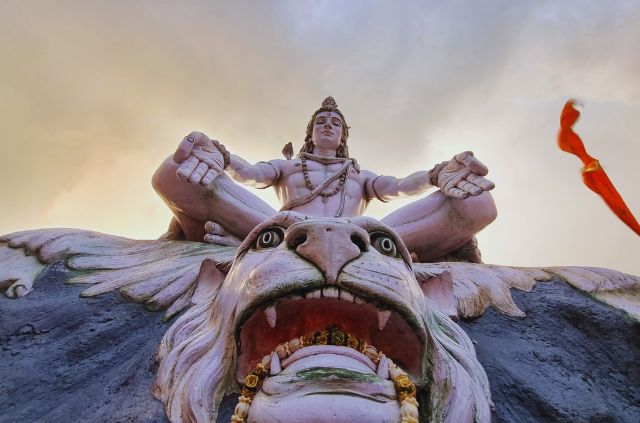 Lord Shiva Statue in Rishikesh